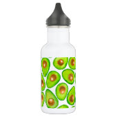 Avocado schneidet Aquarellfarben Edelstahlflasche (Links)