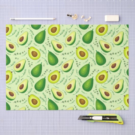 Avocado Seidenpapier (Handwerk)