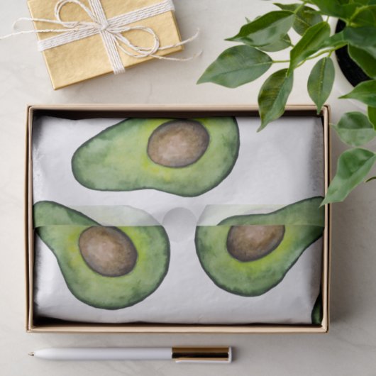 Avocado-Seidenpapier Seidenpapier (Geschenk)