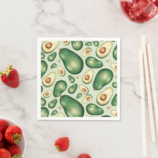 Avocado Serviette (Beispiel)