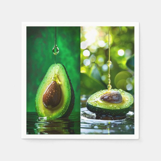 Avocado, Serviette (Vorderseite)