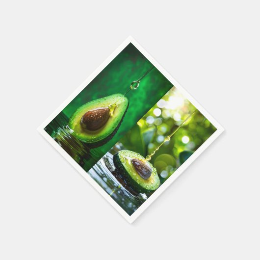 Avocado, Serviette (Ecke)