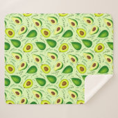 Avocado Sherpadecke (Vorderseite (Horizontal))