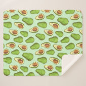 Avocado Sherpadecke (Vorderseite (Horizontal))