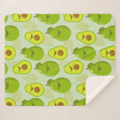 Avocado Sherpadecke (Vorderseite (Horizontal))