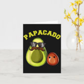 Avocado Shirt For Men, Papacado Pregnancy Announce Karte (Gelbe Blume)