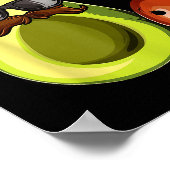 Avocado Shirt For Men, Papacado Pregnancy Announce Poster (Ecke)