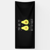 Avocado Sie sind meine bessere Hälfte Banner (Vertikal)