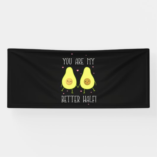 Avocado Sie sind meine bessere Hälfte Banner (Horizontal)