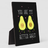 Avocado Sie sind meine bessere Hälfte Fotoplatte (Seite)