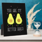 Avocado Sie sind meine bessere Hälfte Fotoplatte (Seite)