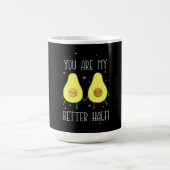 Avocado Sie sind meine bessere Hälfte Kaffeetasse (Mittel)