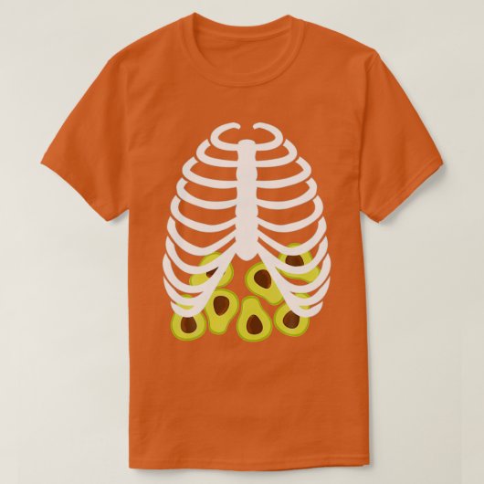 Avocado Skeleton T-Shirt (Design vorne)