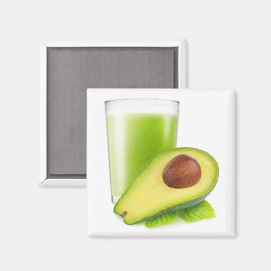Avocado Smoothie Magnet (Vorderseite/Rückseite)