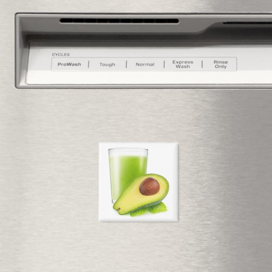 Avocado Smoothie Magnet (In Situ (Geschirrspüler))
