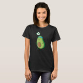 Avocado spielt Fußball T-Shirt (Vorne ganz)