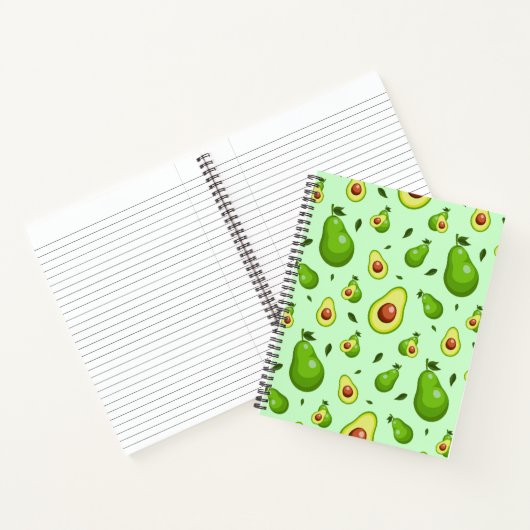 Avocado Spiral Notebook Notizblock (Innenseite)