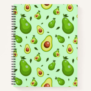 Avocado Spiral Notebook Notizblock