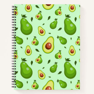 Avocado Spiral Notebook Notizblock