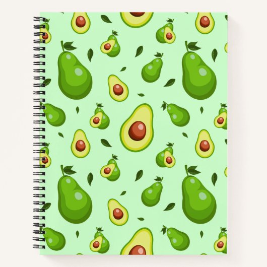 Avocado Spiral Notebook Notizblock (Vorderseite)