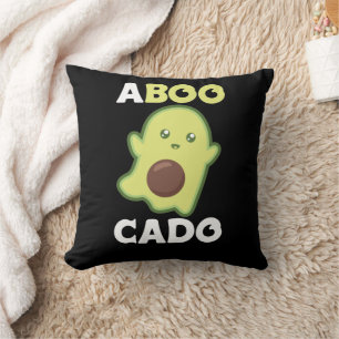 Avocado Spirit für Halloween Funny Avocados Throw Kissen