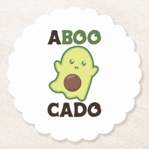 Avocado Spirit für Halloween Funny Avocados Untersetzer