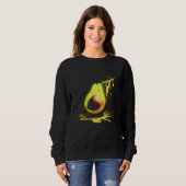 Avocado Splash Vegan Vegetarian Healthy Food Sweatshirt (Vorne ganz)