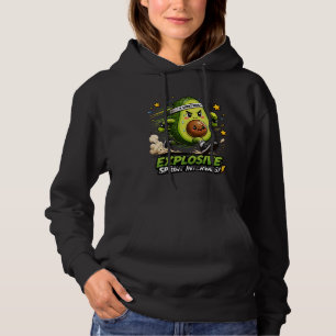Avocado Sprint-Modus Cardio Läufer Fitness T-Shirt Hoodie