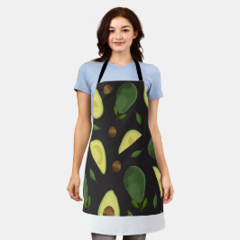 Avocado-Stoff-Set Schürze