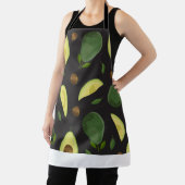 Avocado-Stoff-Set Schürze (InSitu)