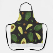 Avocado-Stoff-Set Schürze (Vorderseite)
