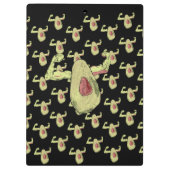 Avocado Strenght Klemmbrett (Rückseite)