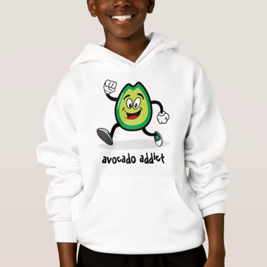 Avocado-süchtige Hoddie-Kinder Hoodie (Vorderseite)