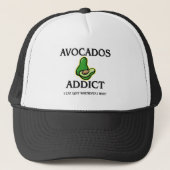 Avocado-Süchtiger Truckerkappe (Vorderseite)