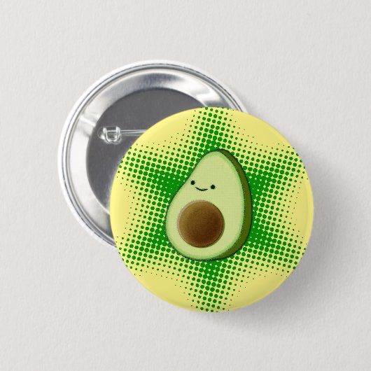 Avocado Superstar Button (Vorne & Hinten)
