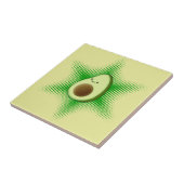 Avocado Superstar Cute Fliese (Seite)