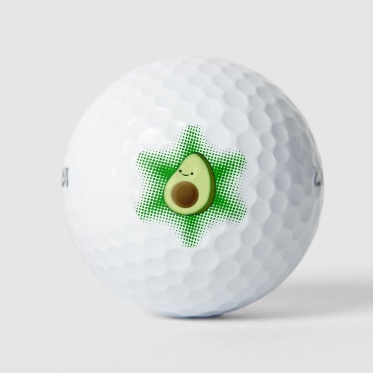 Avocado Superstar Golfball (Vorderseite)