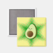Avocado Superstar Magnet (Vorderseite/Rückseite)