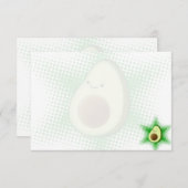 Avocado Superstar Mitteilungskarte (Vorne/Hinten)