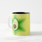 Avocado Superstar Zweifarbige Tasse (Vorderseite Links)