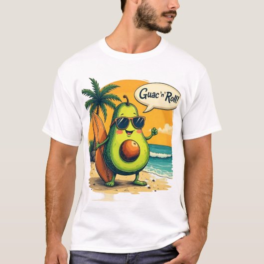 Avocado Surfer Men-T - Shirt (Vorderseite)