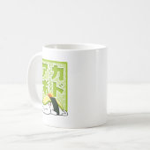 Avocado Sushi Cat Kaffeetasse (Vorderseite Links)