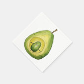Avocado, süßes Baby-Avocado-Design Serviette (Ecke)