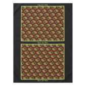 Avocado Tablecloth - Fakultative Personalisierung Tischdecke (Vorderseite)