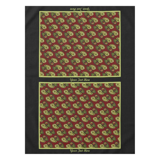 Avocado Tablecloth - Fakultative Personalisierung Tischdecke (Vorderseite)