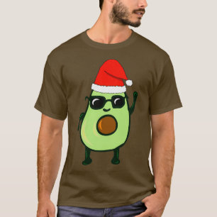 Avocado tanzt Weihnachten lustige Geschenkidee T-Shirt