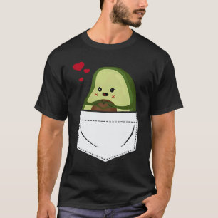 Avocado-Tasche isst vegane Frucht Avocado T-Shirt