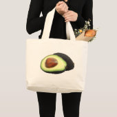Avocado-Taschen-Tasche Jumbo Stoffbeutel (Vorderseite (Produkt))