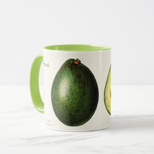 Avocado Tasse (Vorderseite Links)