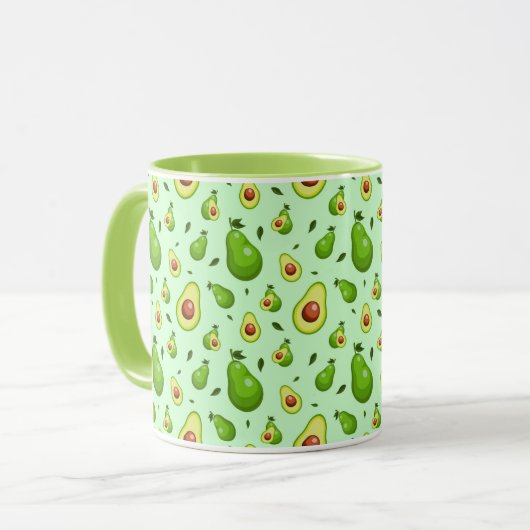 Avocado Tasse (Vorderseite Links)